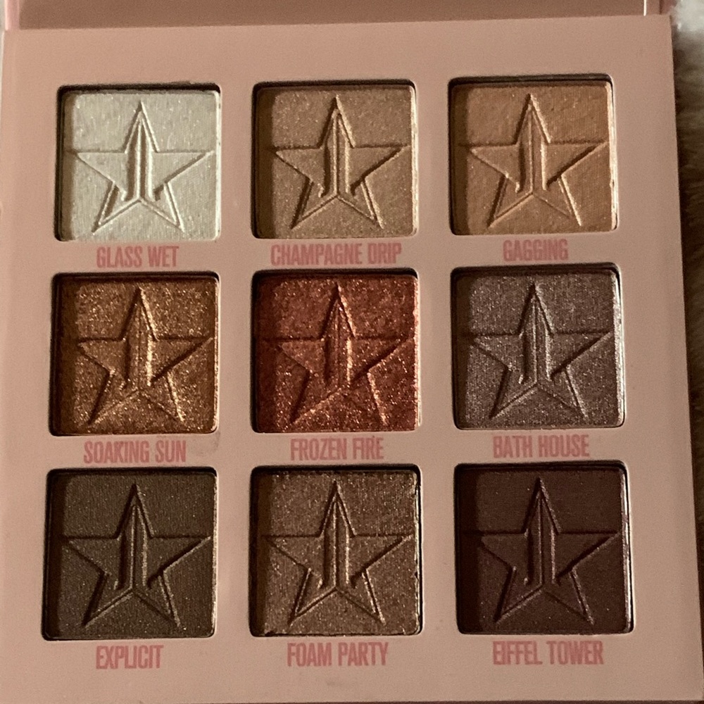 Jeffrey Star Mini Orgy palette. This is a beautiful neutral palette.